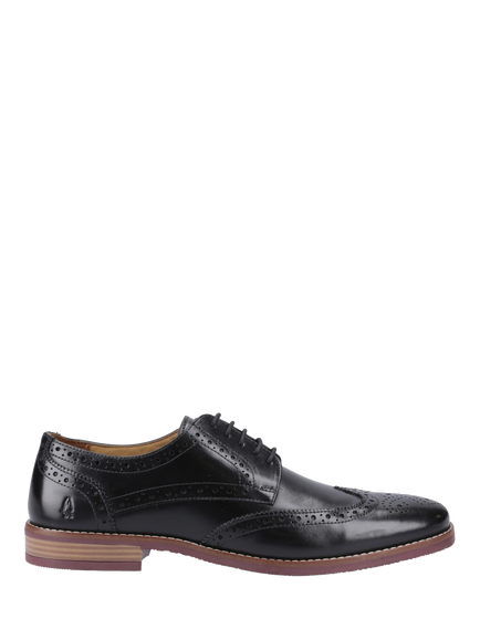 Hush Puppies Mack Leather Brogues, Black