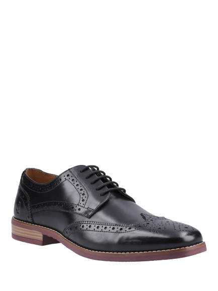 Hush Puppies Mack Leather Brogues - view 2, Black