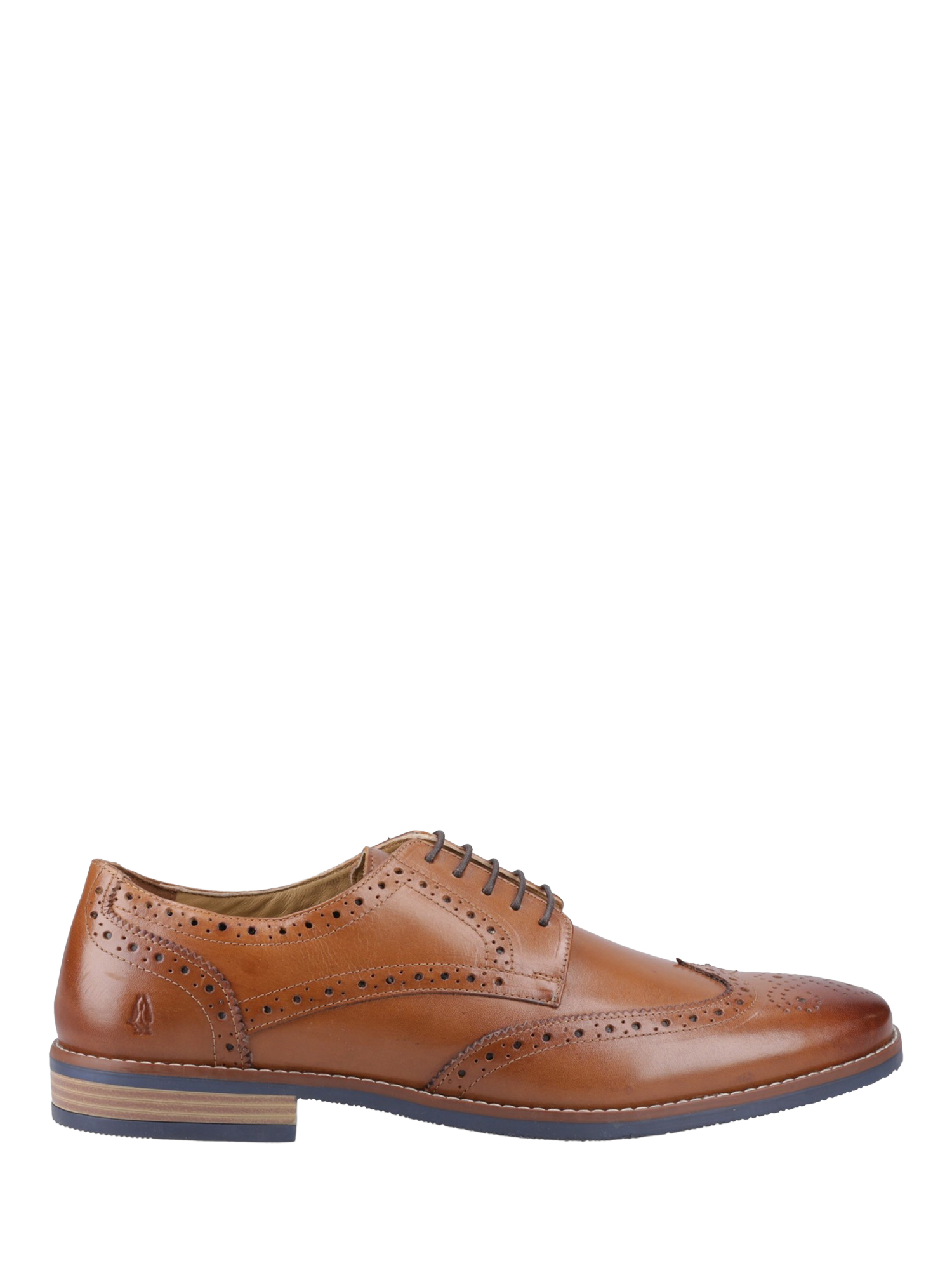 Product image 1 of 4, which shows Hush Puppies Mack Leather Brogues, Tan, 6
