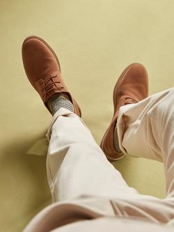 Hush Puppies Guy Leather Derby Shoes - view 2, Tan