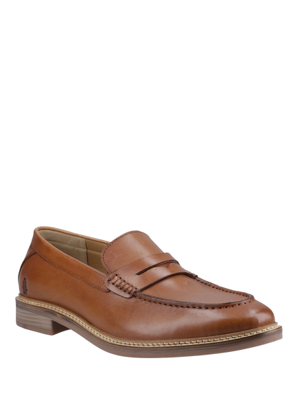 Hush Puppies Benedict Leather Loafers, Tan - view 2, Tan