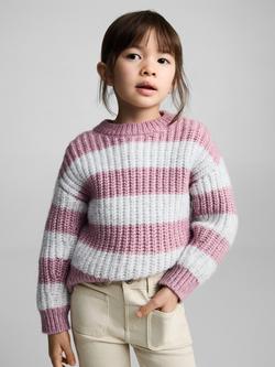 Mango Kids' Flared Jeans, Cream, Cream