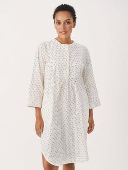 Part Two Tamia Spot Print Dress, Dark Navy, Dark Navy