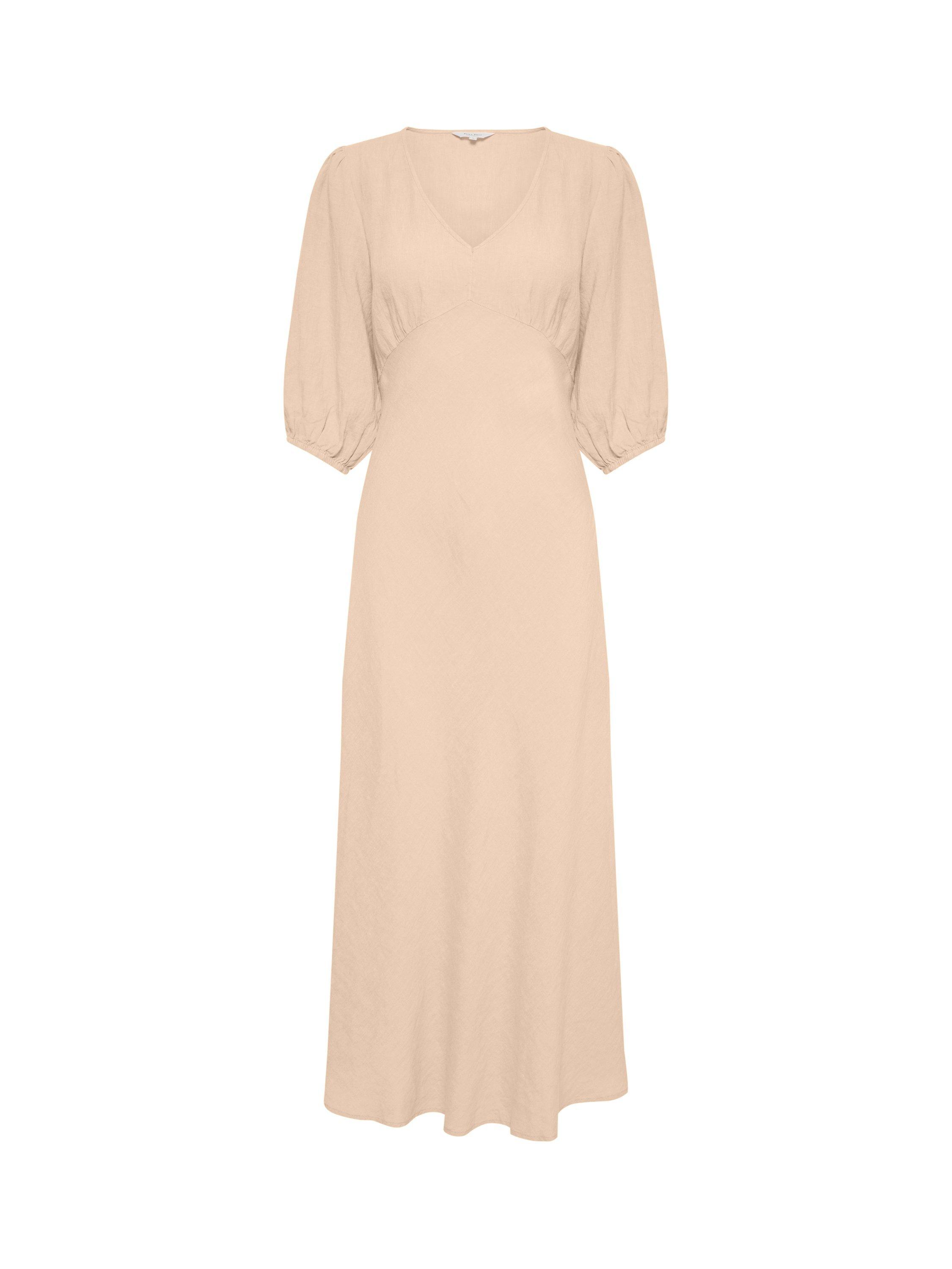 Product image 1 of 2, which shows Part Two Evarine Pure Linen Maxi Dress, Sun Kiss, 10