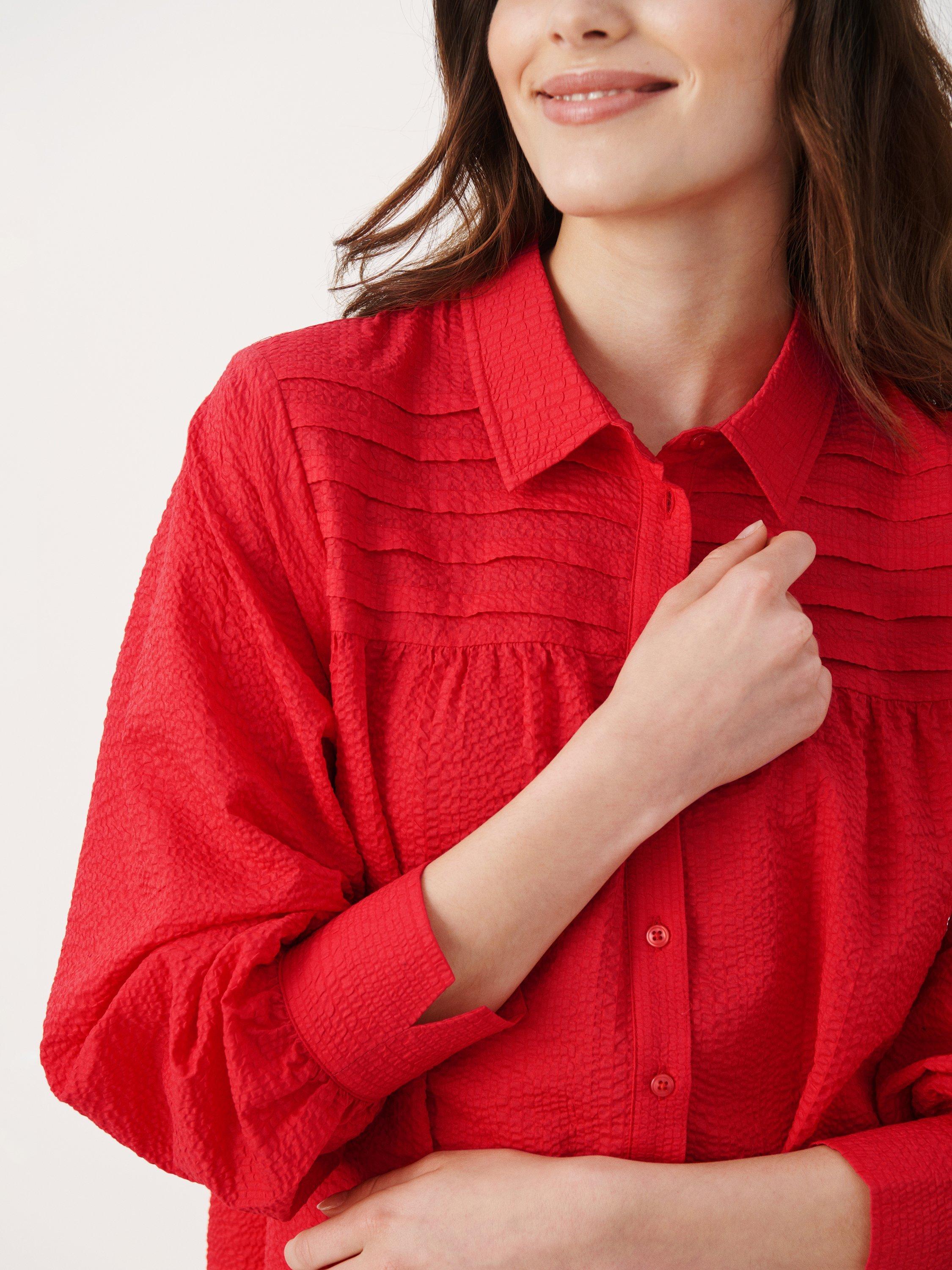 Product image 4 of 6, which shows Part Two Rija Knee Length Shirt Dress, Rubicondo, 8