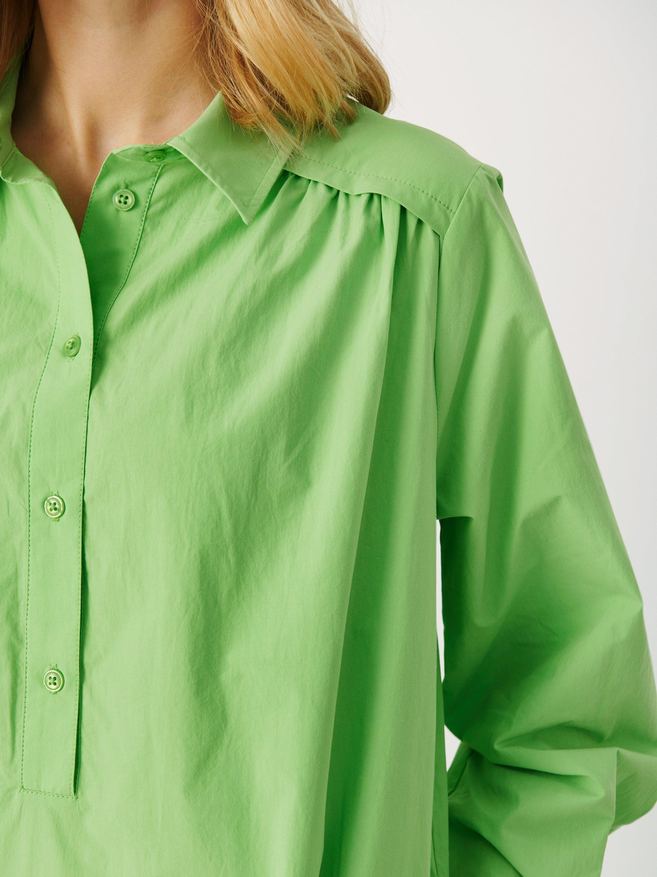 Product image 3 of 5, which shows Part Two Smilla Shirt Maxi Dress, Grass Green, 8