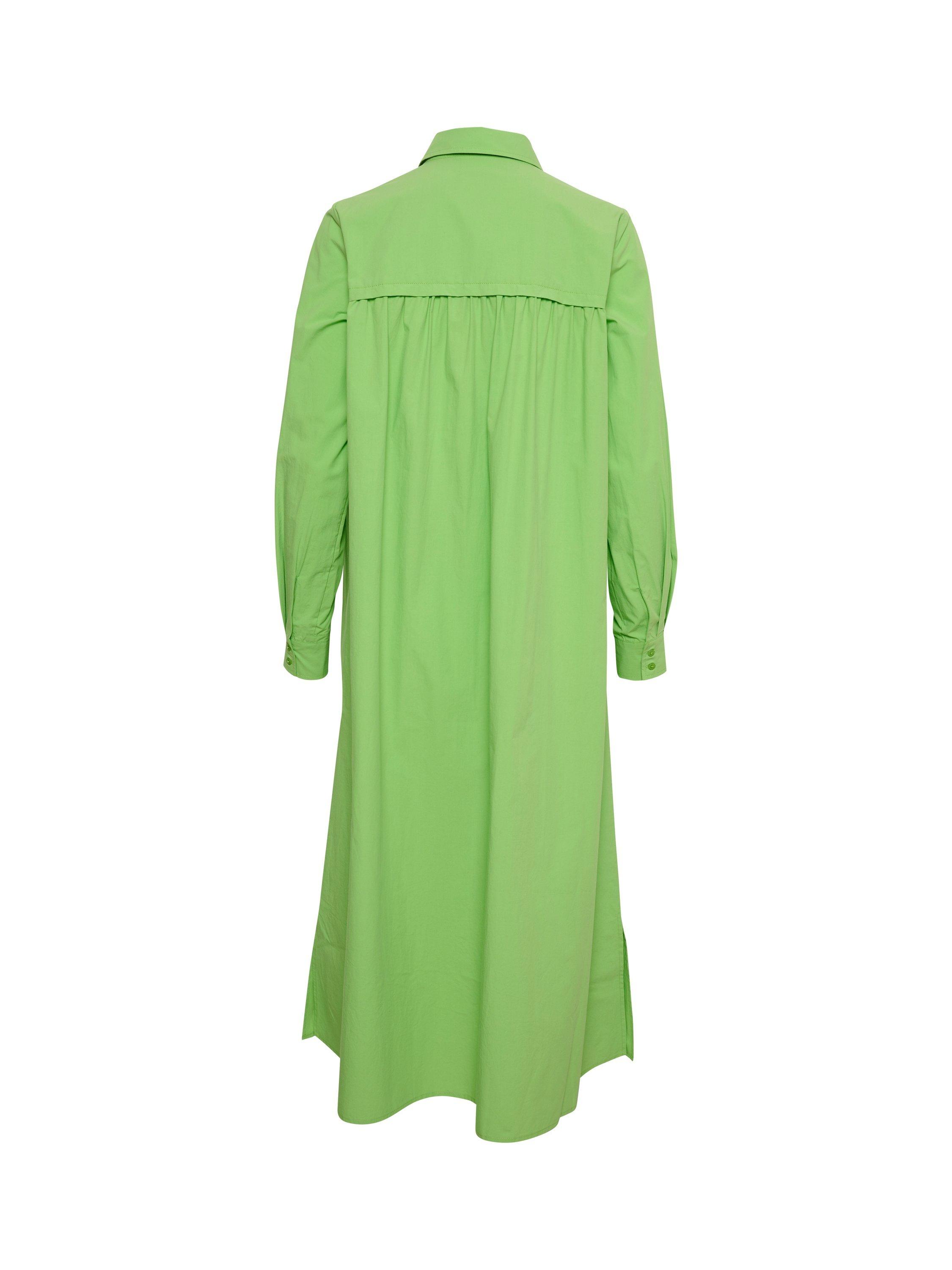 Product image 5 of 5, which shows Part Two Smilla Shirt Maxi Dress, Grass Green, 8