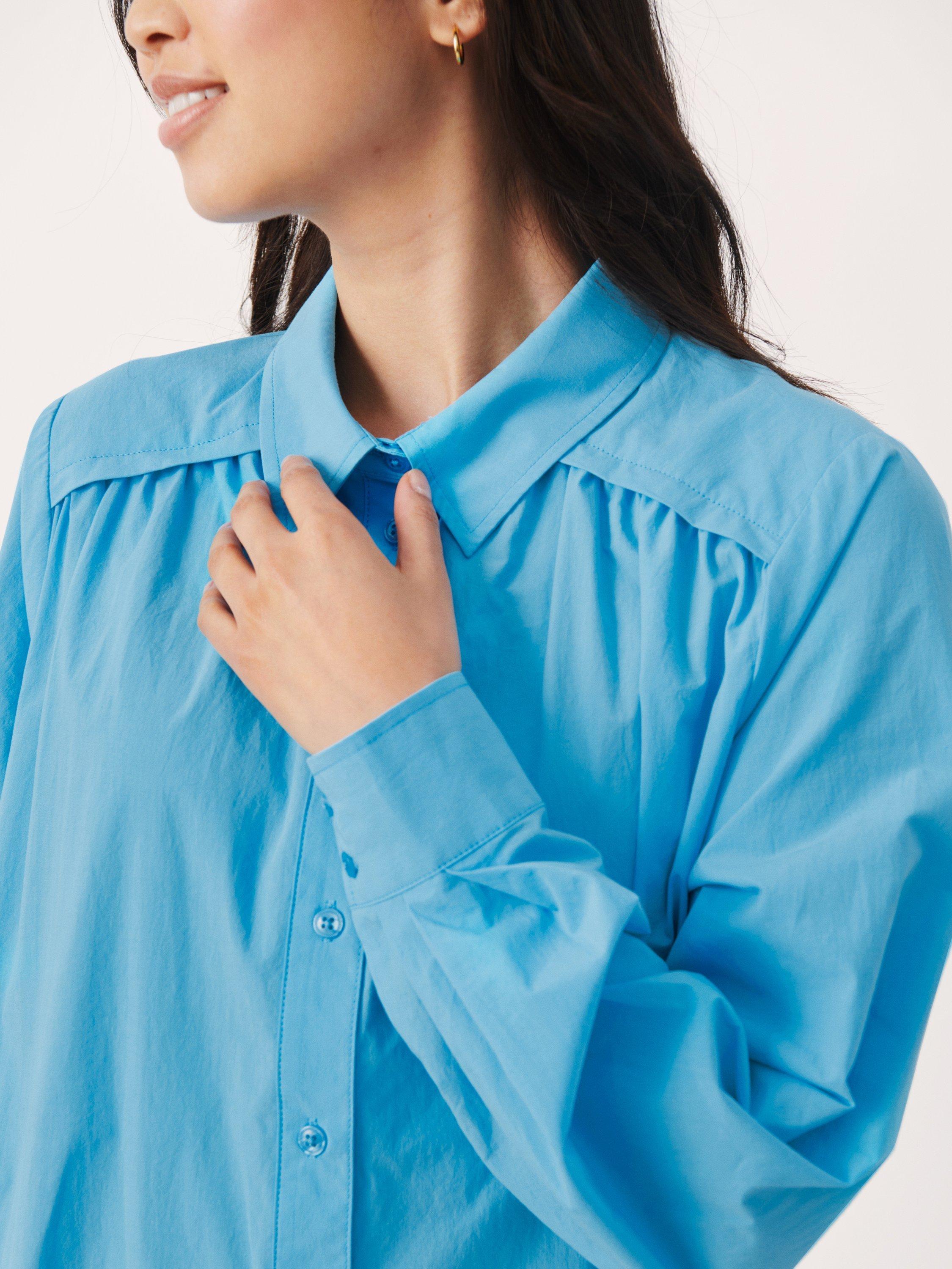 Product image 4 of 6, which shows Part Two Smilla Shirt Maxi Dress, Swim Cap, 10