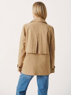 Part Two Sif Linen Blend Trench Jacket - view 2, Travertine