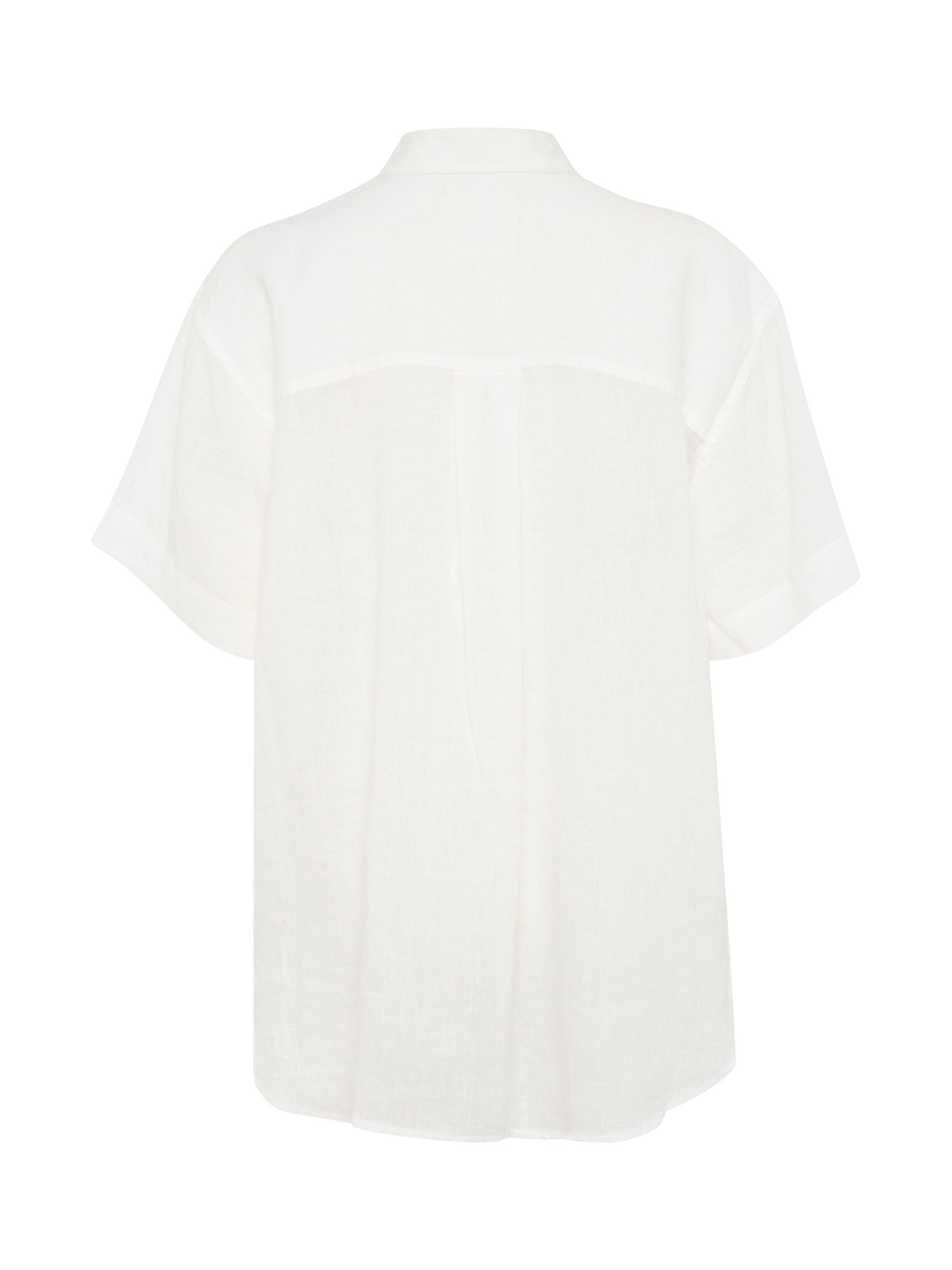 Product image 6 of 6, which shows Part Two Garine Pure Linen Shirt, Bright White, 8