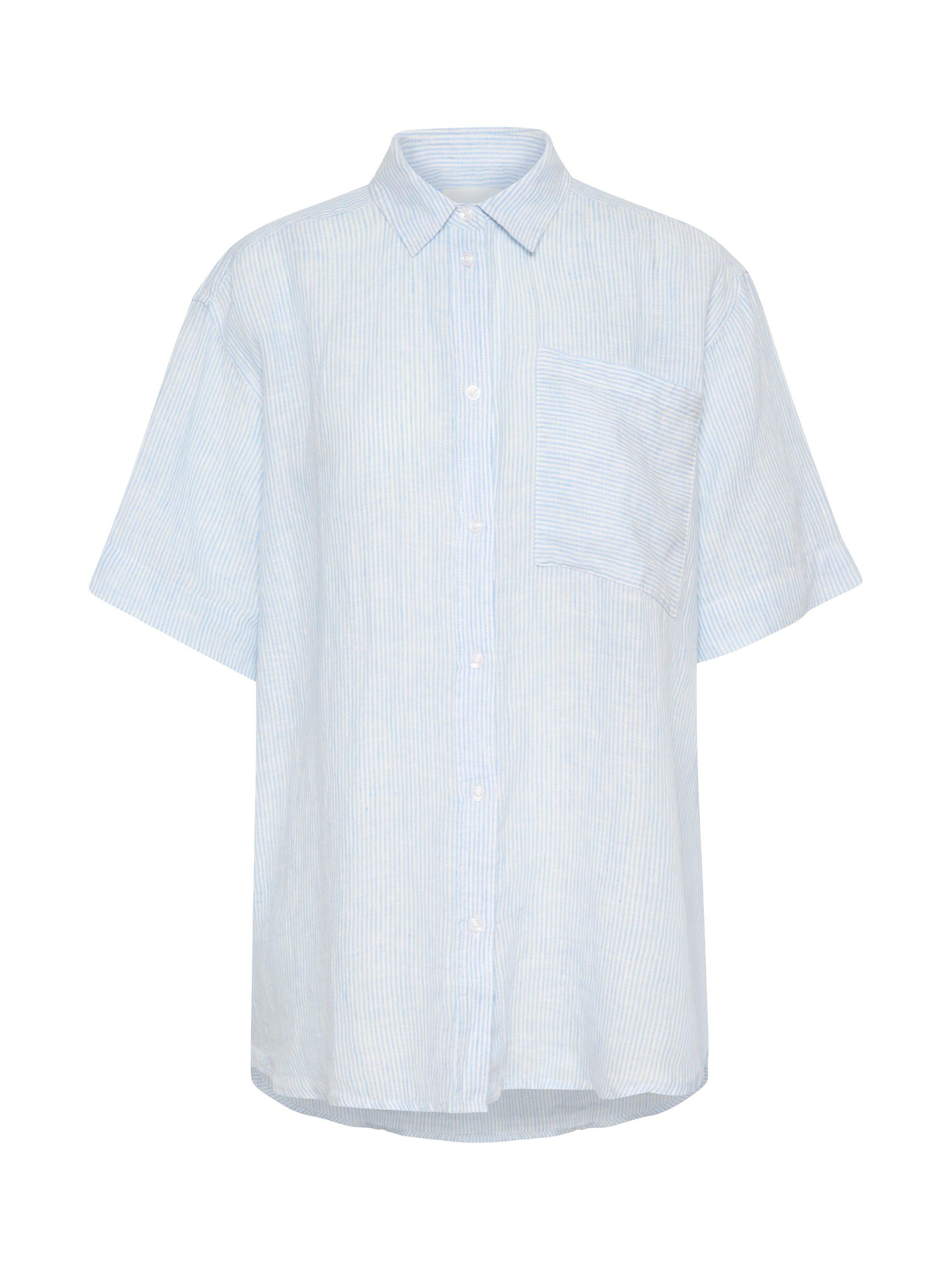 Product image 1 of 2, which shows Part Two Garine Pure Linen Shirt, Windsurfer Stripe, 6