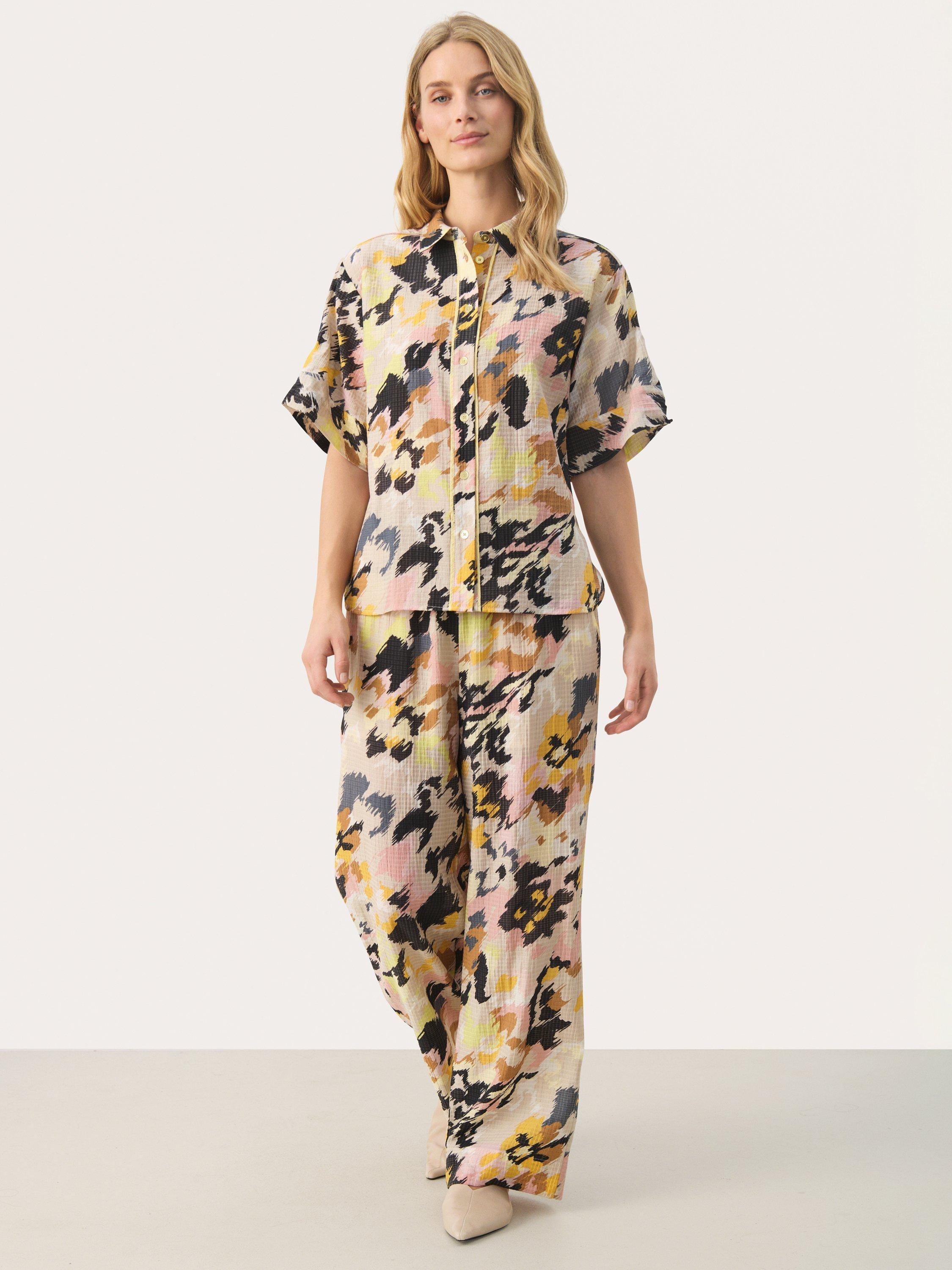 Product image 3 of 6, which shows Part Two Joseline Abstract Shirt, Multi, 16