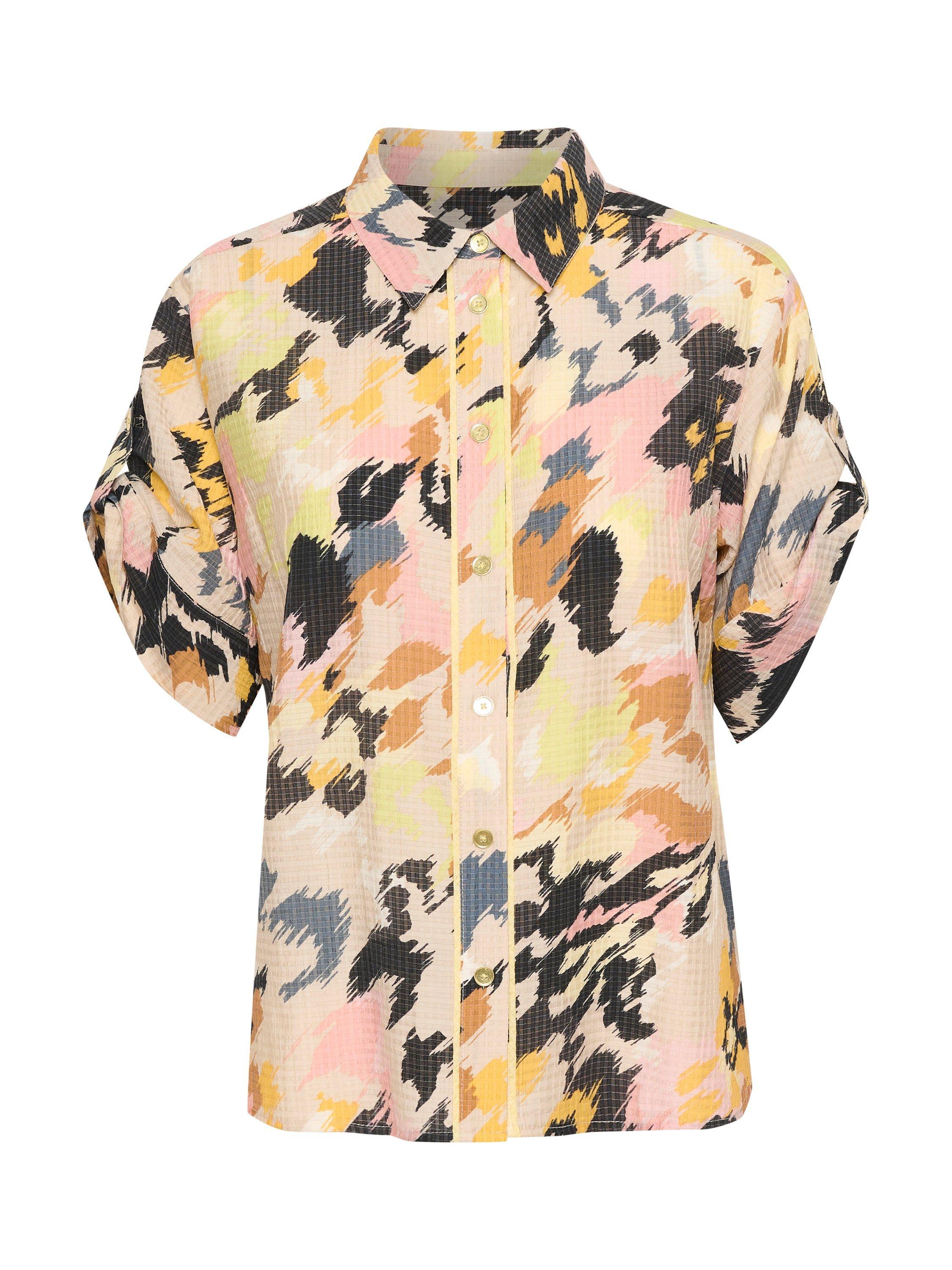 Product image 5 of 6, which shows Part Two Joseline Abstract Shirt, Multi, 16