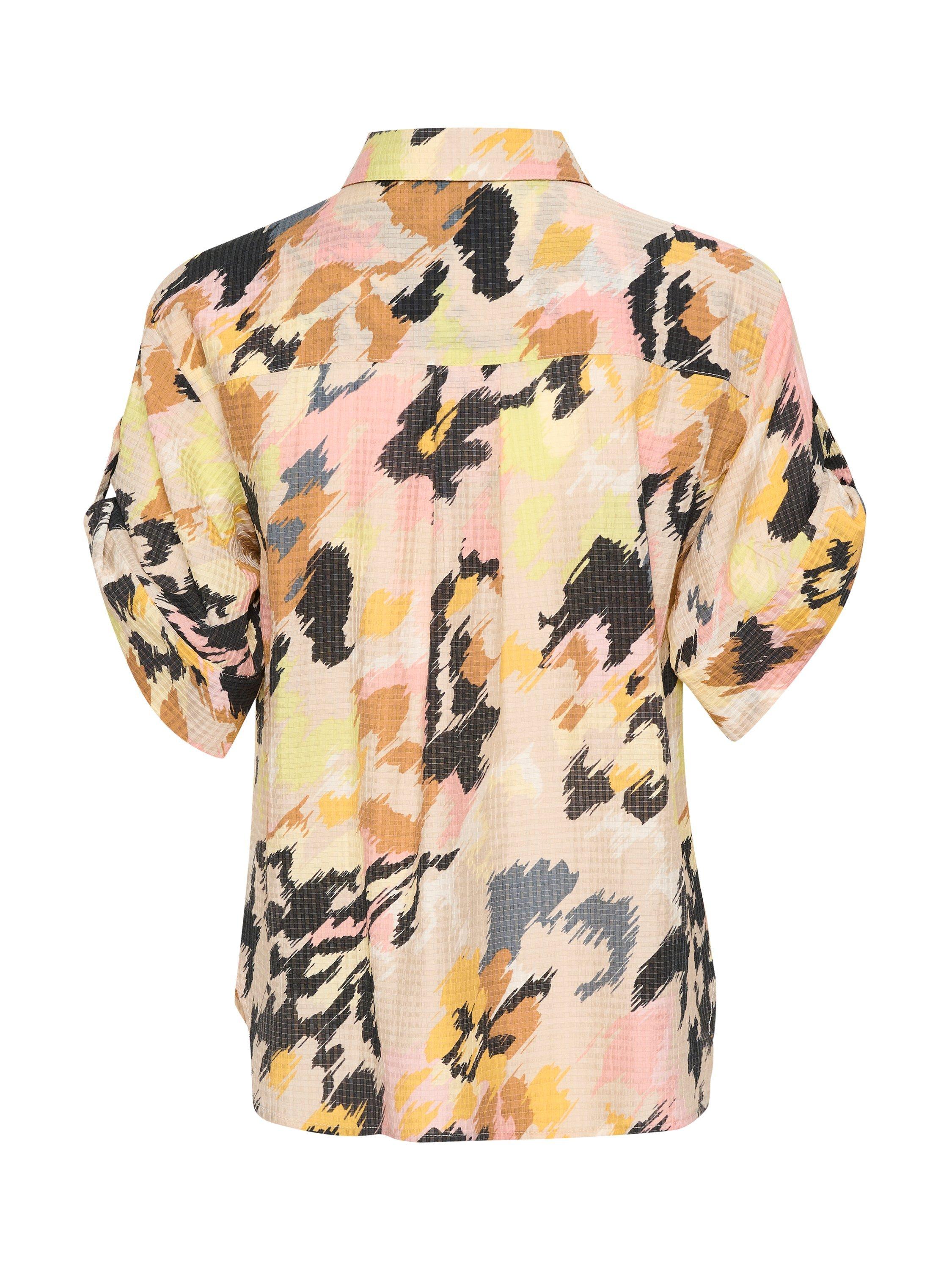 Product image 6 of 6, which shows Part Two Joseline Abstract Shirt, Multi, 16