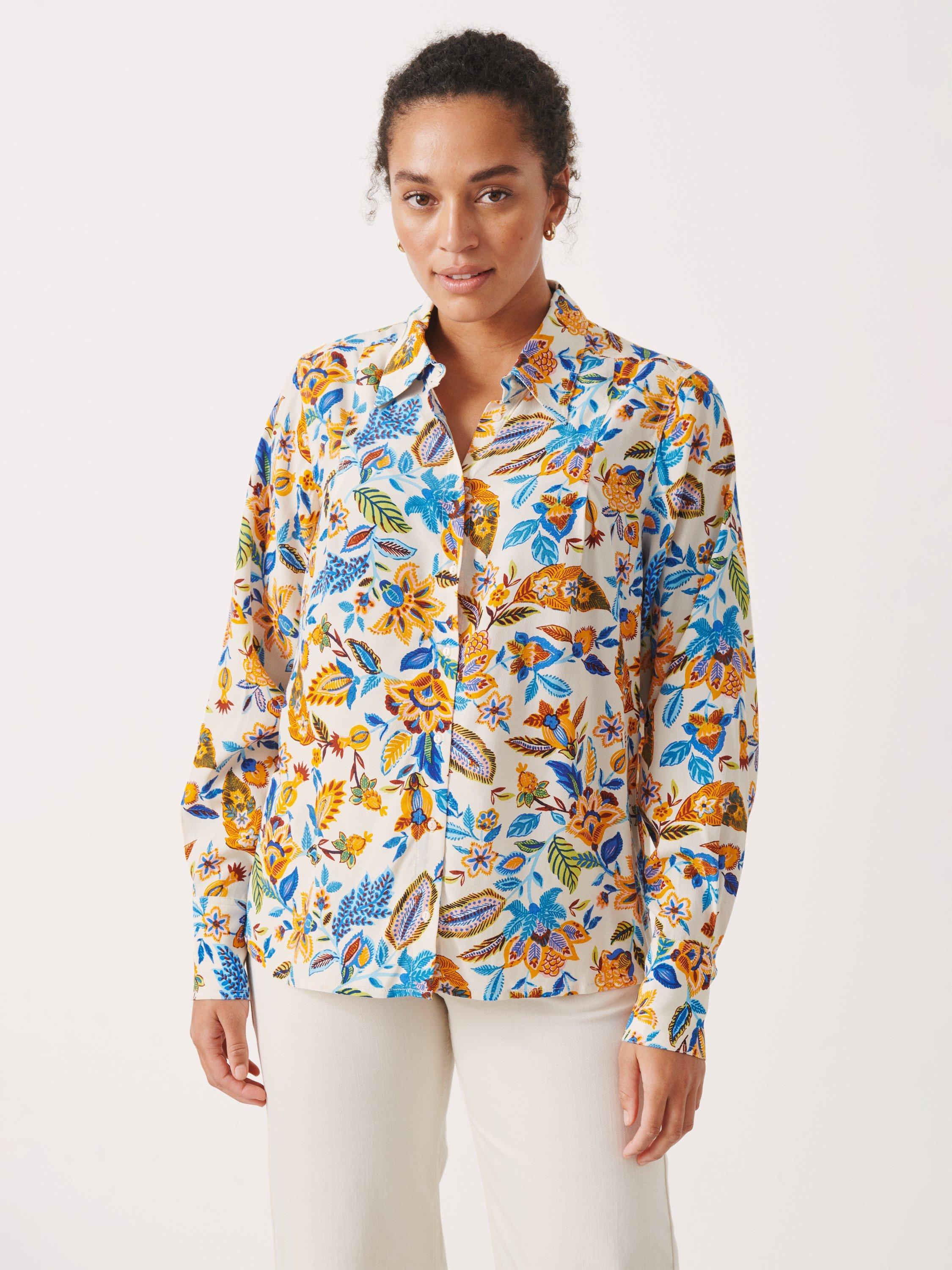 Product image 1 of 5, which shows Part Two Sabila Craft Floral Shirt, Multi, 10