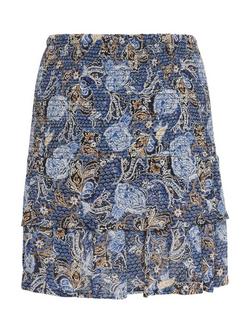 Part Two Hei Paisley Floral Skirt, Dark Navy Ornament - view 2, Dark Navy Ornament