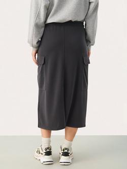 Part Two Janaya Cargo Midi Skirt, Phantom - view 2, Phantom