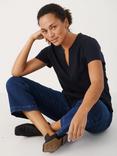 Part Two Gesinas V-Neck T-Shirt, Dark Navy
