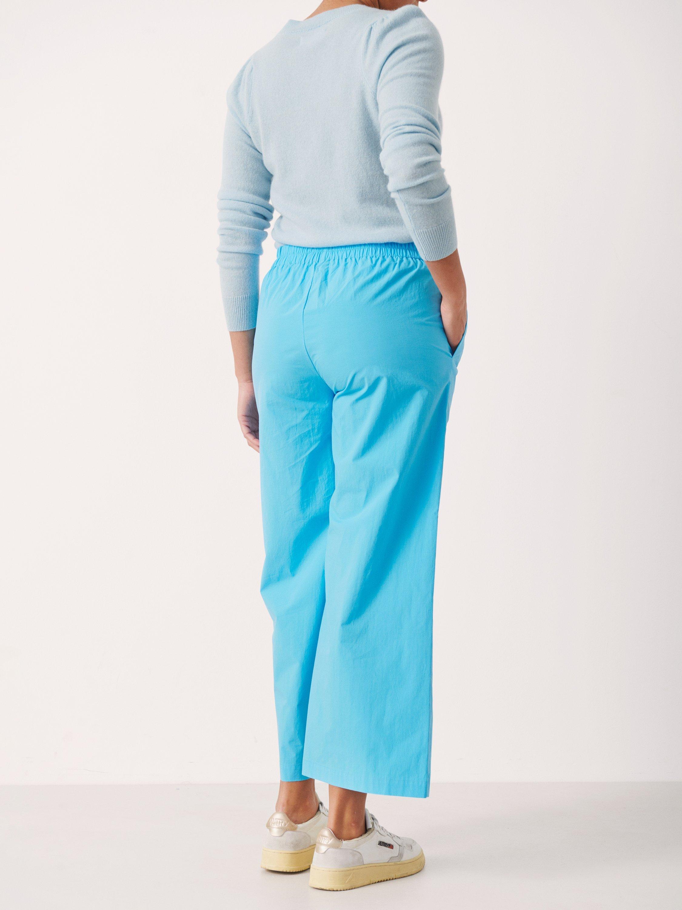Product image 2 of 6, which shows Part Two Aisha Loose Fit Cropped Trousers, Swim Cap, 6