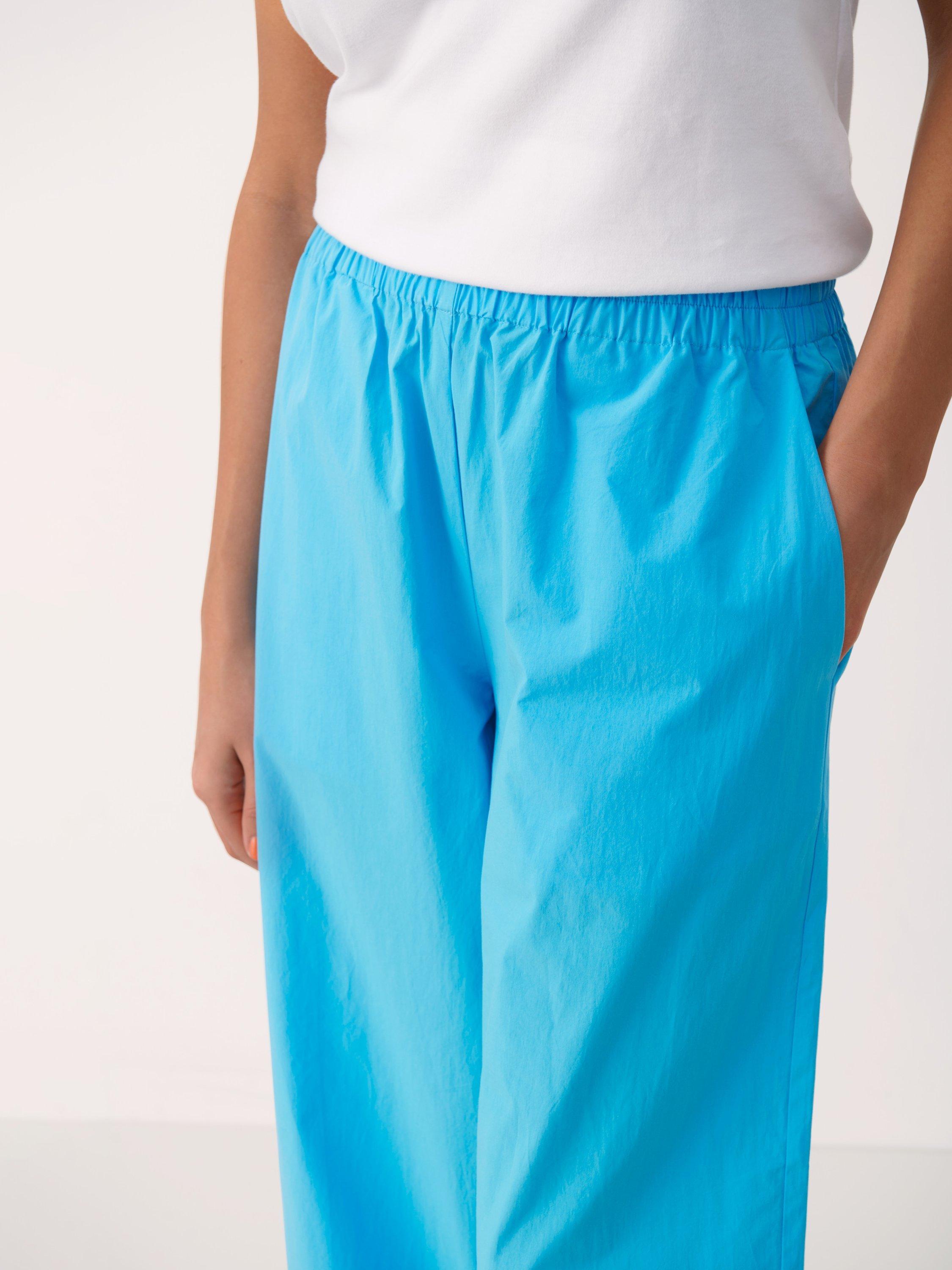Product image 4 of 6, which shows Part Two Aisha Loose Fit Cropped Trousers, Swim Cap, 6