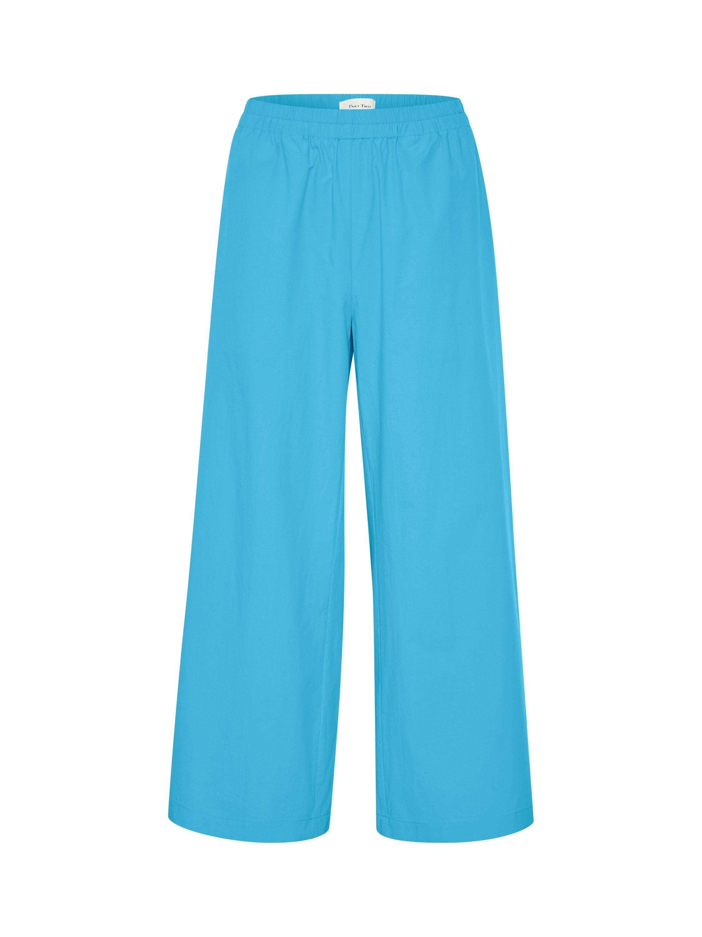 Product image 5 of 6, which shows Part Two Aisha Loose Fit Cropped Trousers, Swim Cap, 6