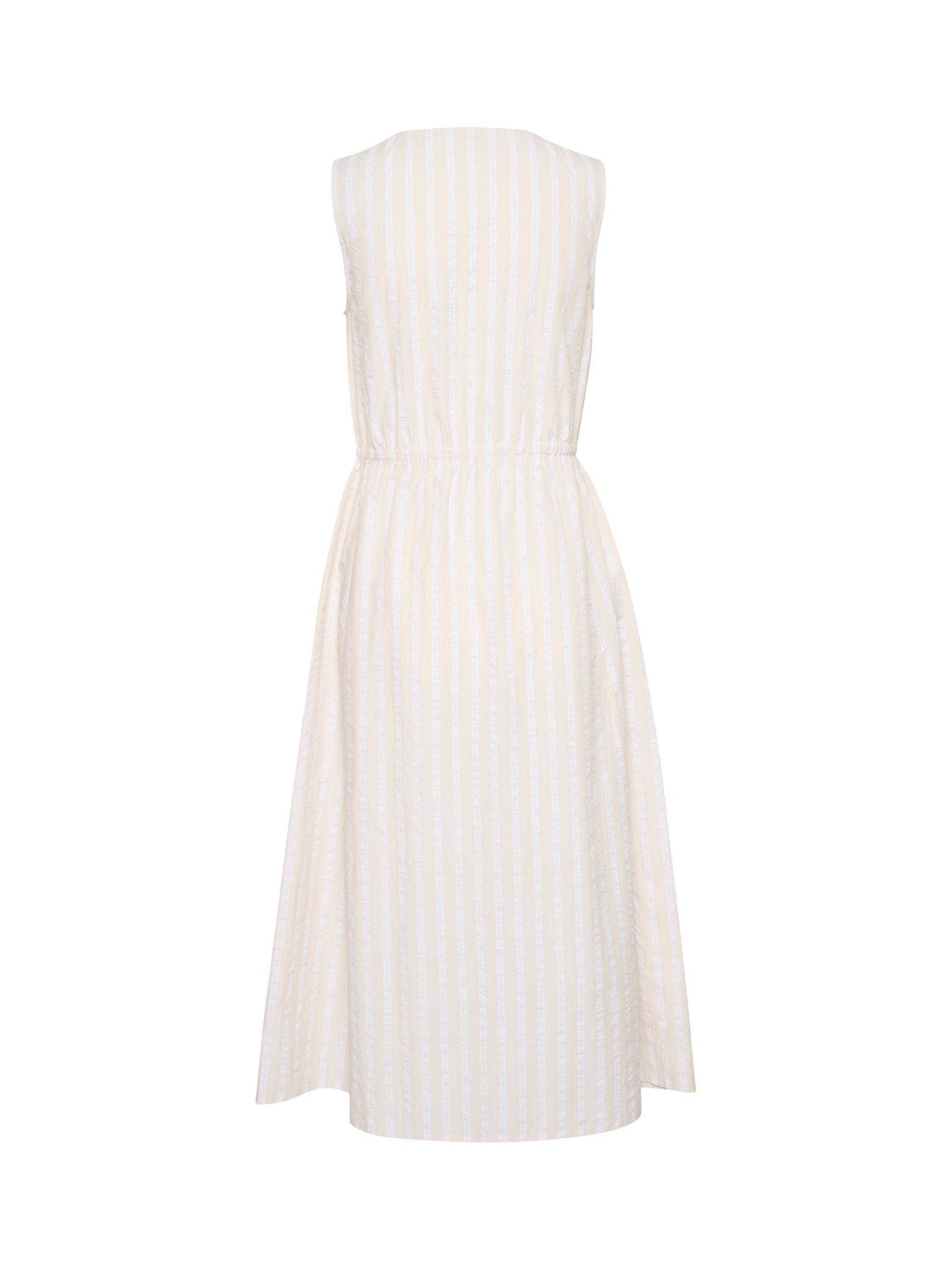 Product image 5 of 5, which shows Part Two Gullfrid Stripe Pure Organic Cotton Dress, Bright White, 10