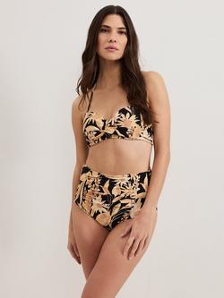 Phase Eight Sunflower Print Bikini Bottoms, Multi, Multi