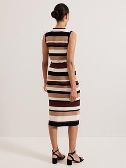 Phase Eight Louisa Stripe Knit Skirt, Multi - view 2, Multi