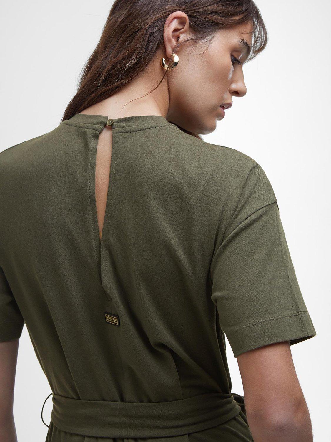 Product image 2 of 8, which shows Barbour International Sierra Jumpsuit, Envy, 8
