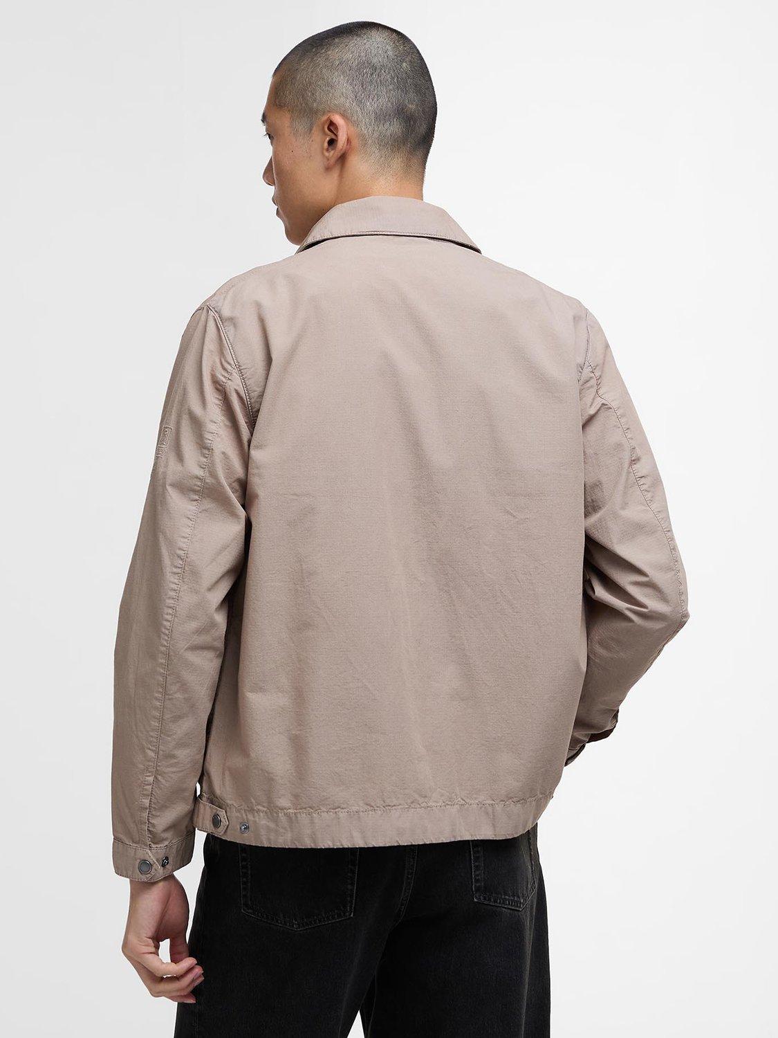 Product image 2 of 8, which shows Barbour International Workers Casual Jacket, Tan, L