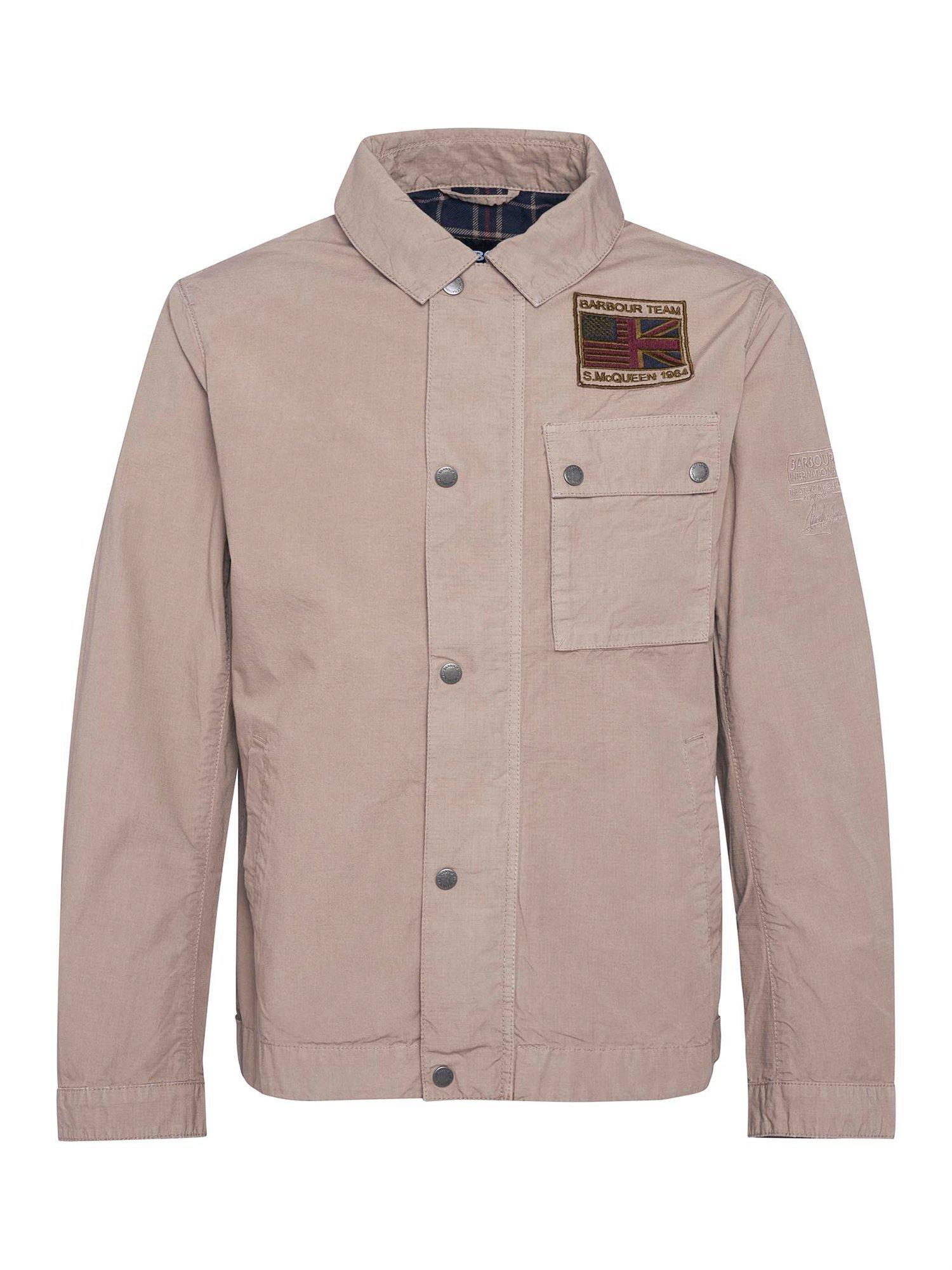 Product image 4 of 8, which shows Barbour International Workers Casual Jacket, Tan, L