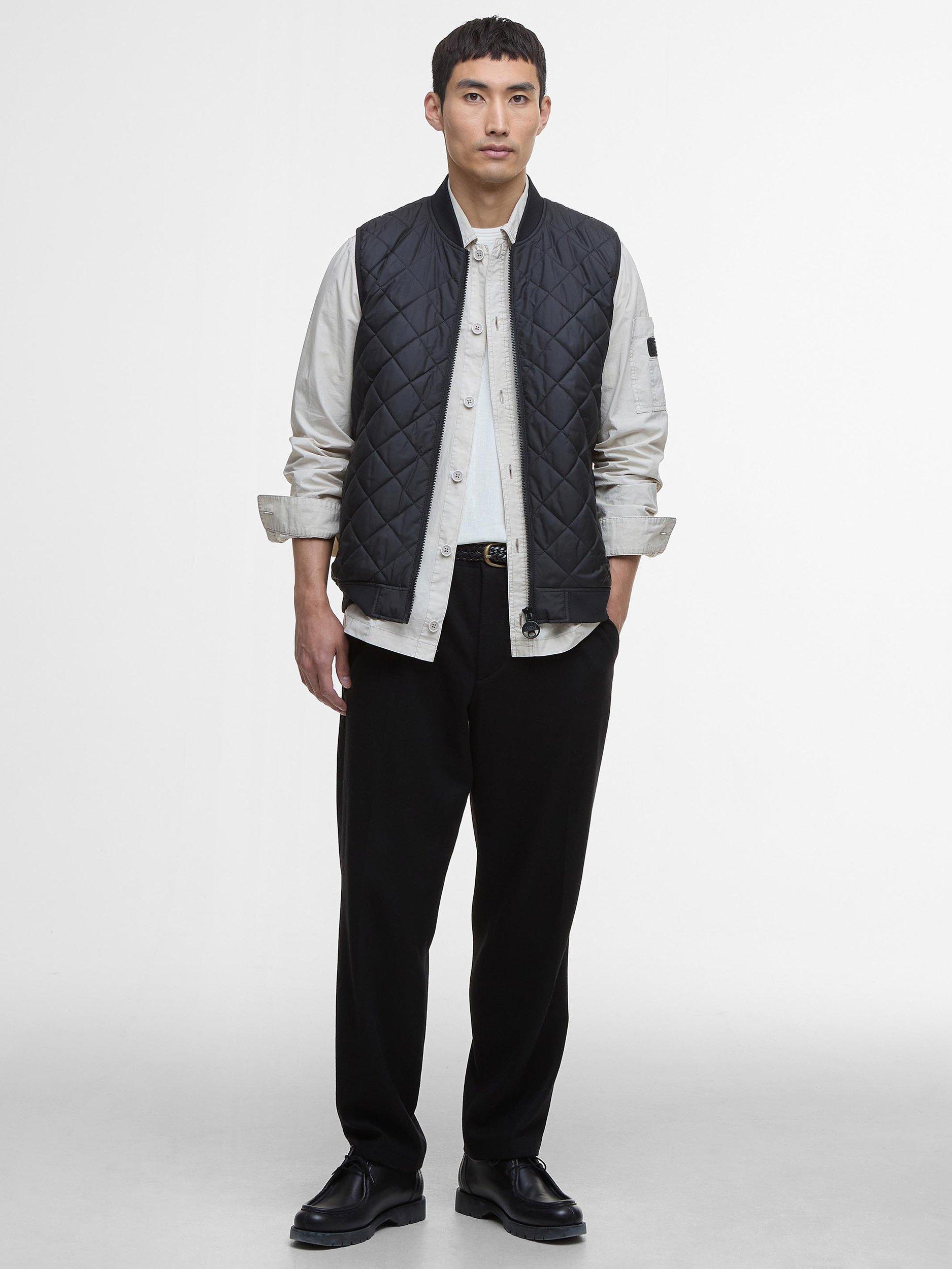 Product image 3 of 6, which shows Barbour International Harfell Gilet, Black, L