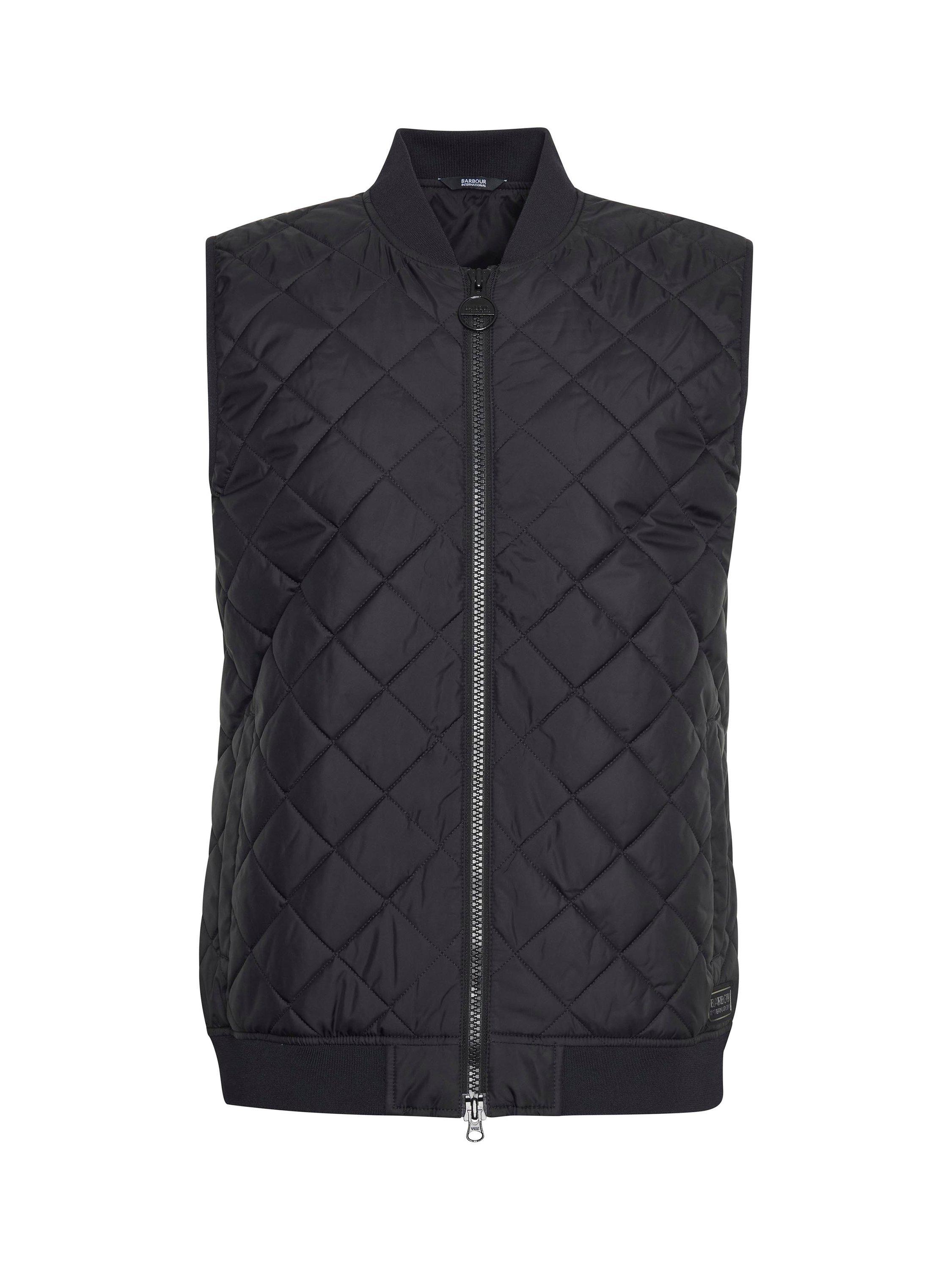 Product image 4 of 6, which shows Barbour International Harfell Gilet, Black, L