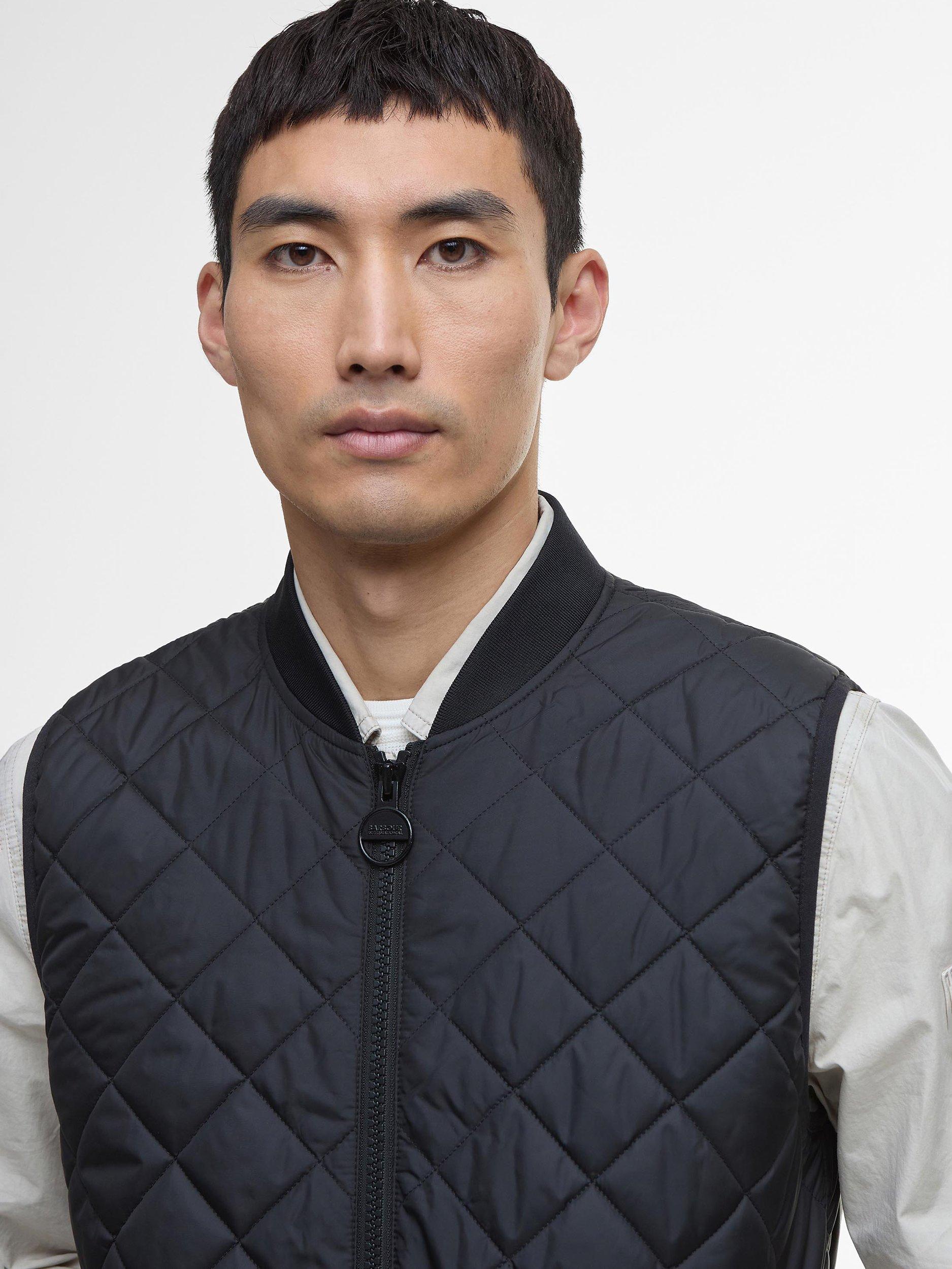Product image 5 of 6, which shows Barbour International Harfell Gilet, Black, L