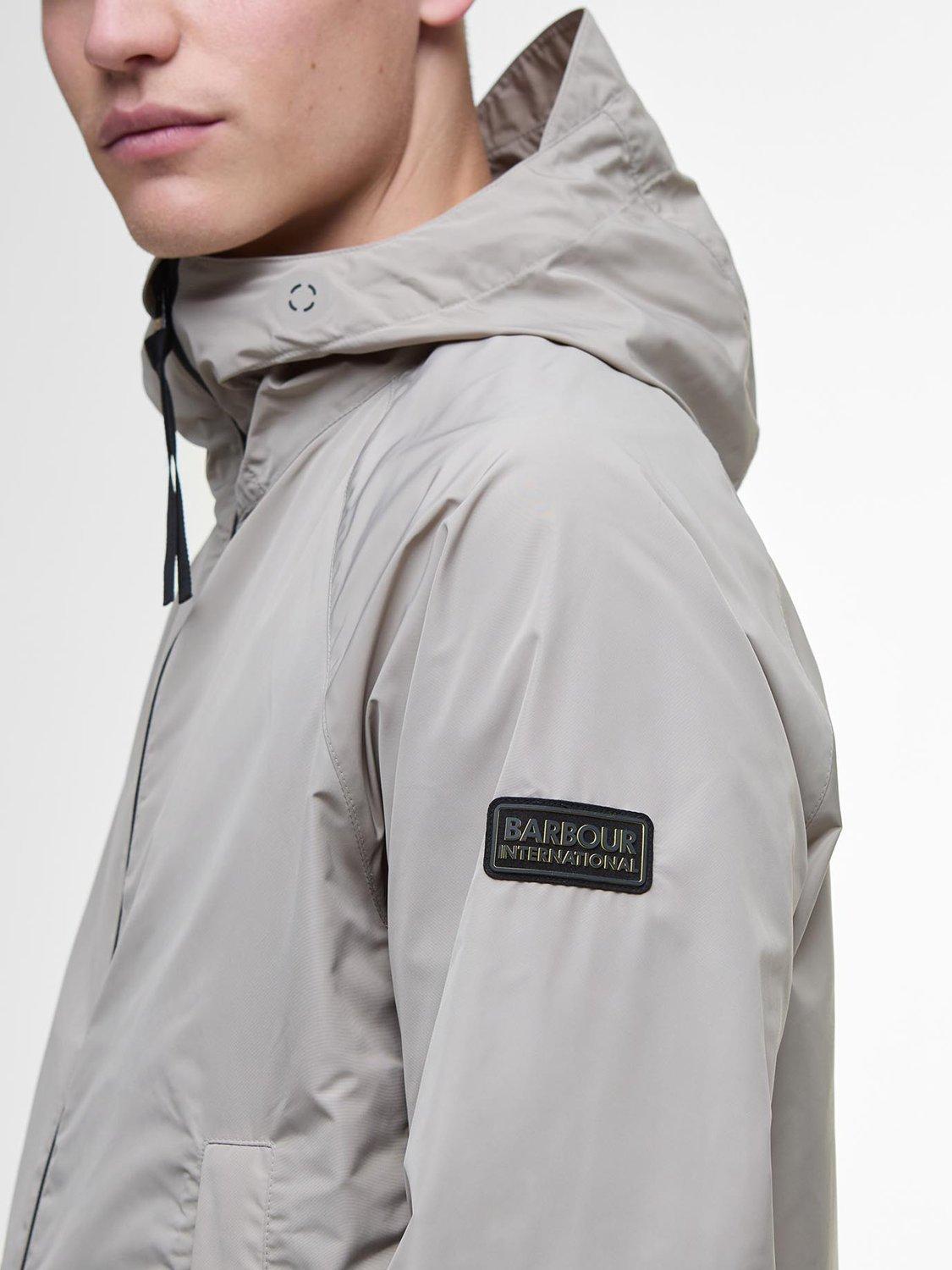 Product image 6 of 7, which shows Barbour International Porter Showerproof Jacket, Concrete, L