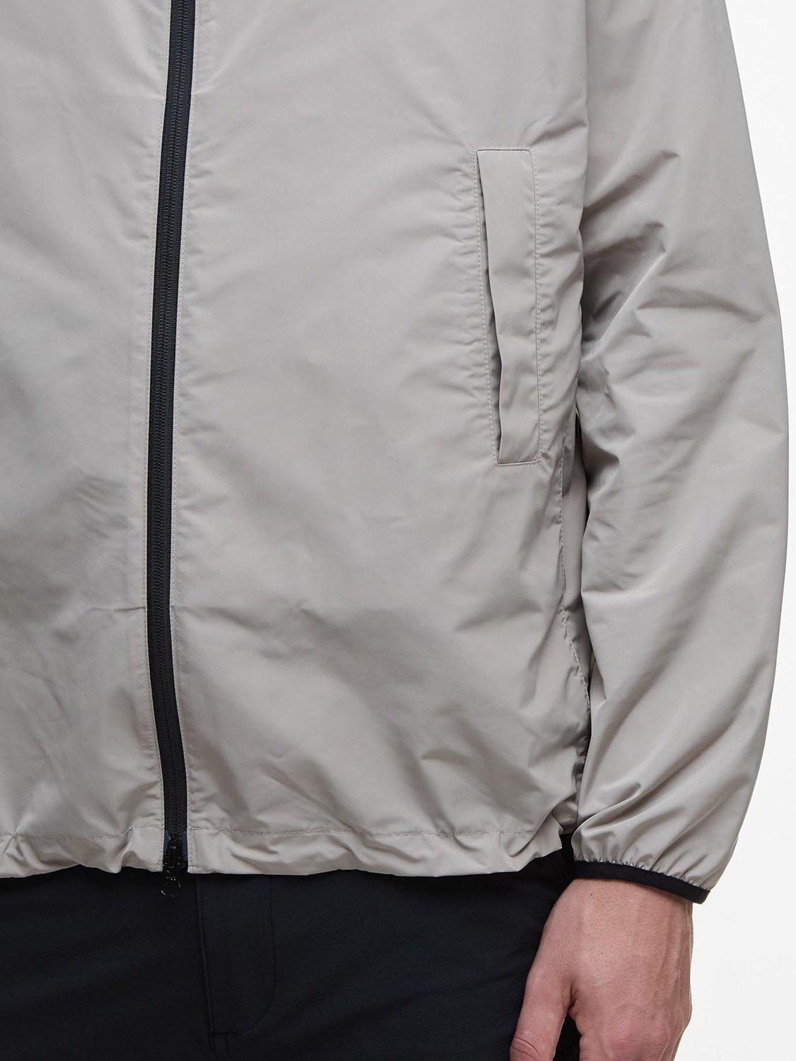 Product image 7 of 7, which shows Barbour International Porter Showerproof Jacket, Concrete, L