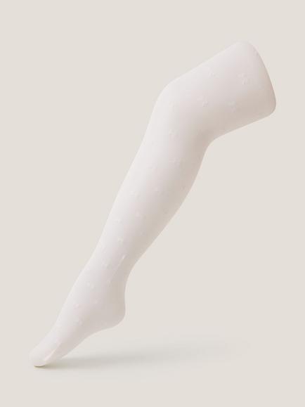 Monsoon Kids' Tights, White, White