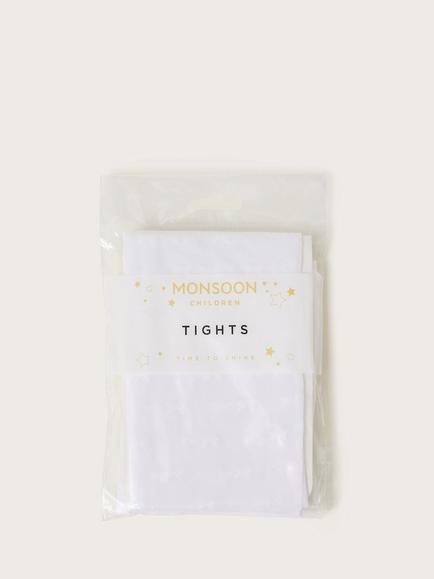 Monsoon Kids' Tights, White - view 2, White