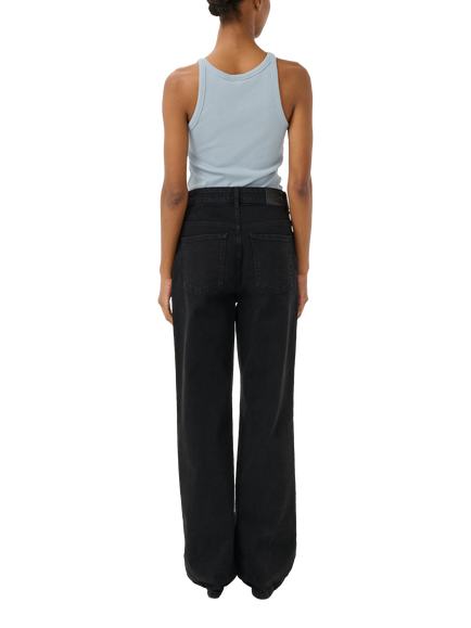 Gestuz GZdrew Cotton Blend Tank Top - view 2, Grey Blue