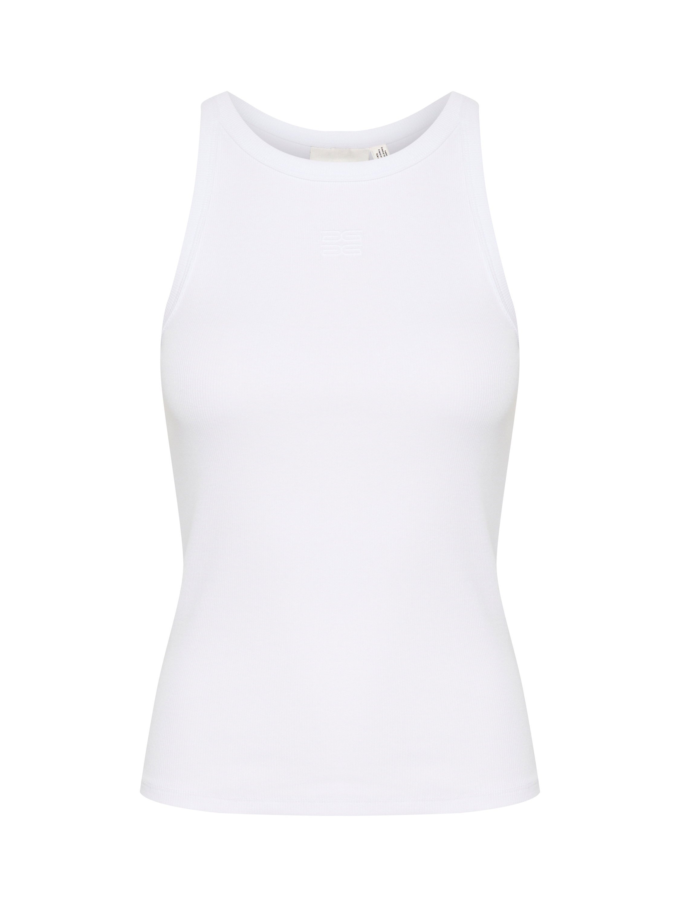Product image 5 of 6, which shows Gestuz GZdrew Cotton Blend Tank Top, Bright White, XXS