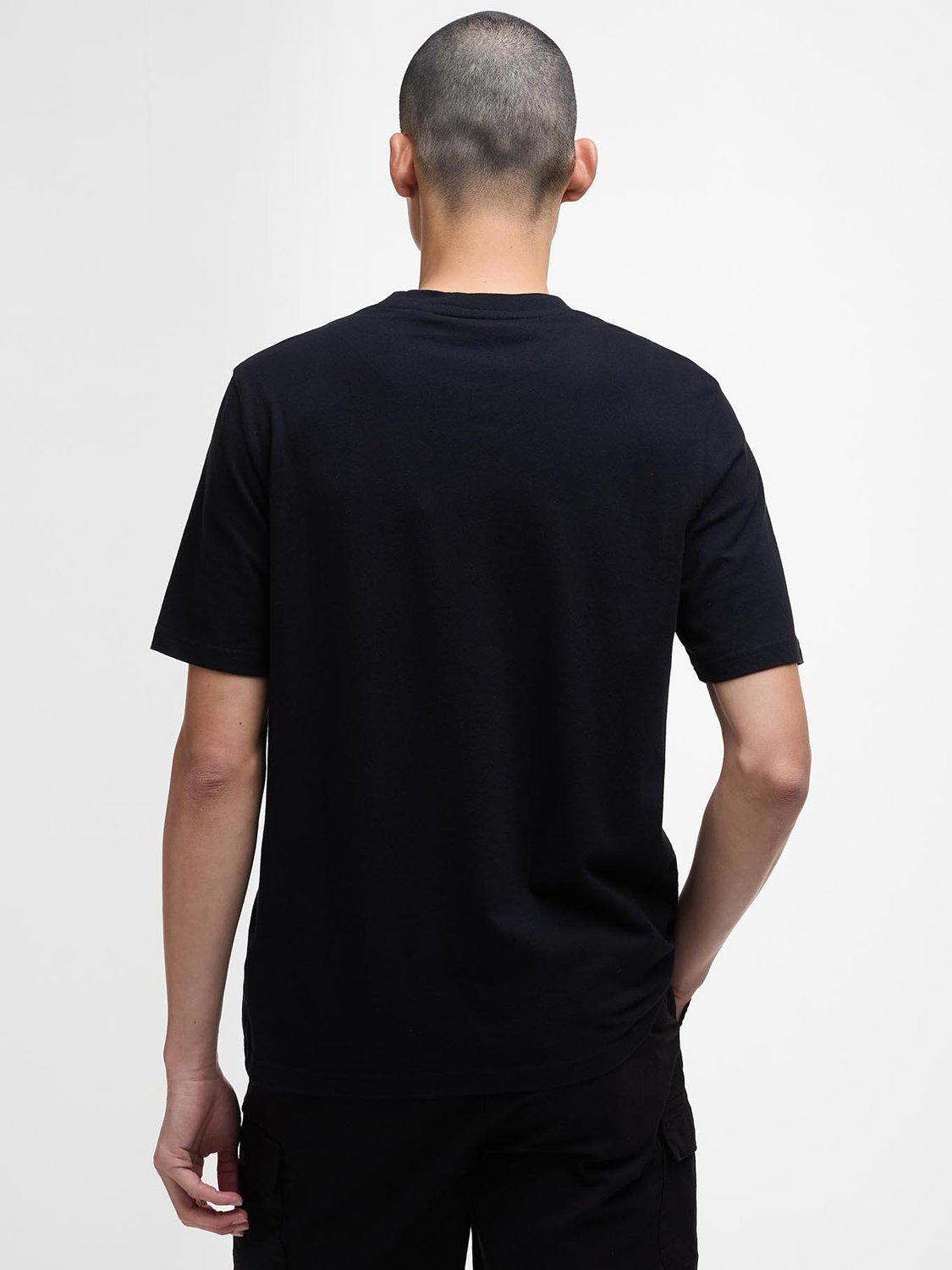 Product image 2 of 5, which shows Barbour International Giles Steve McQueen T-Shirt, Black, L