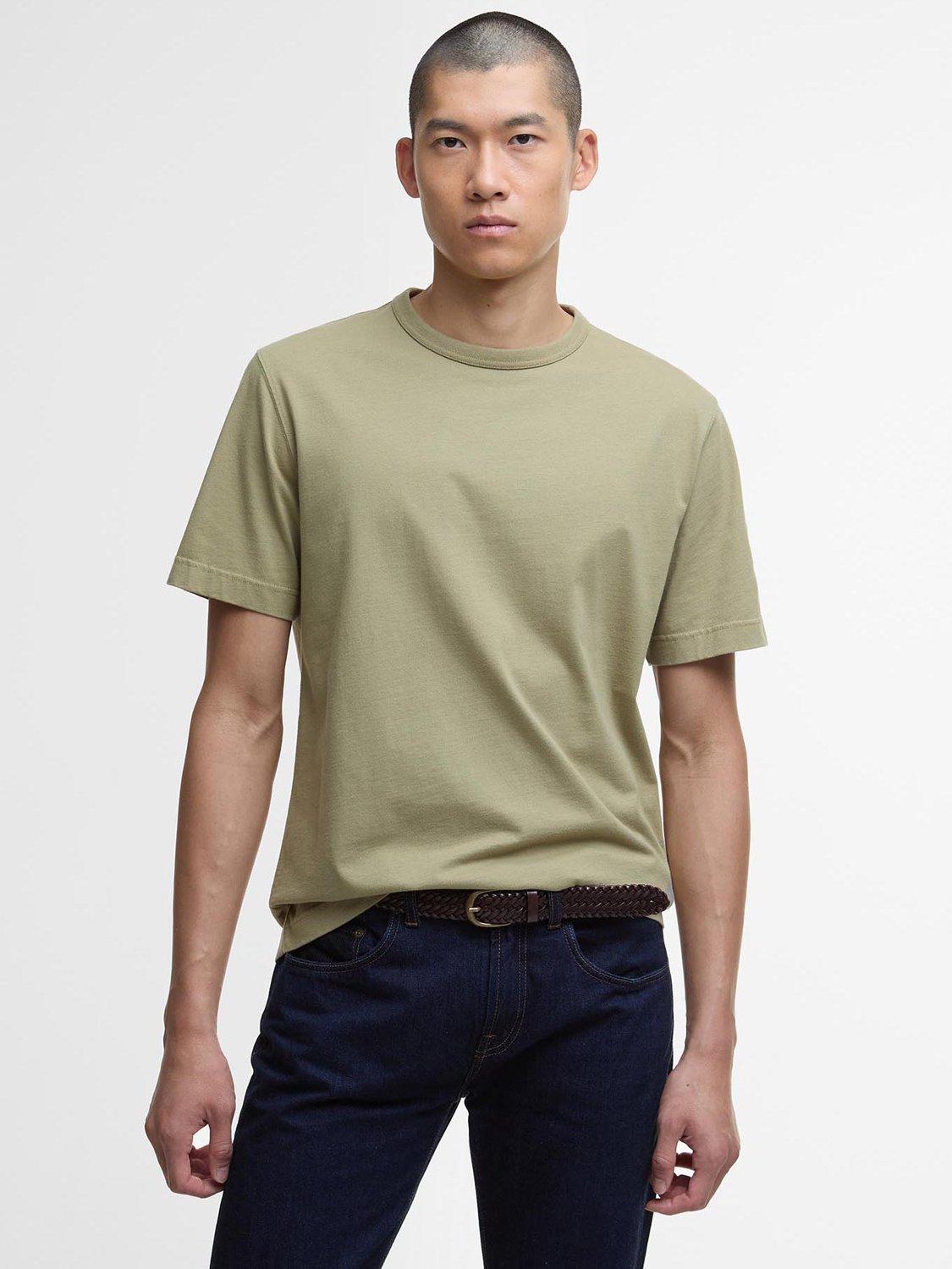 Barbour International Steve McQueen Rickman T-Shirt, Bleached Olive