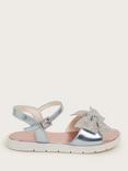 Monsoon Kids' Metallic Bow Sandals, Multi
