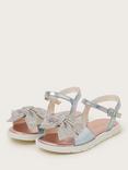 Monsoon Kids' Metallic Bow Sandals, Multi