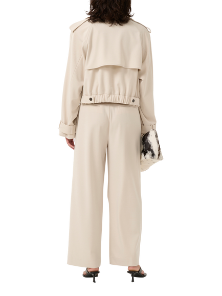 Gestuz GZedina High-Waisted Trousers, Ancient Scroll - view 2, Ancient Scroll