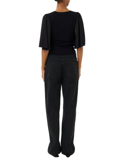 Gestuz GZsama Ecovero Blend Top, Black - view 2, Black