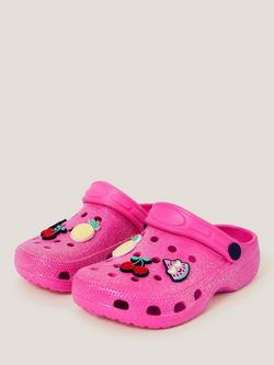 Monsoon Kids' Fruity Sparkle Clogs - view 2, Pink