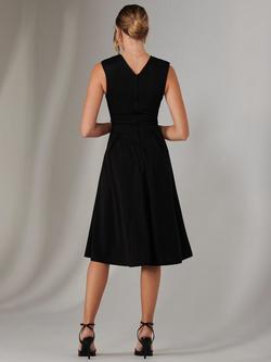 Jolie Moi Sleeveless Midi Dress, Black - view 2, Black