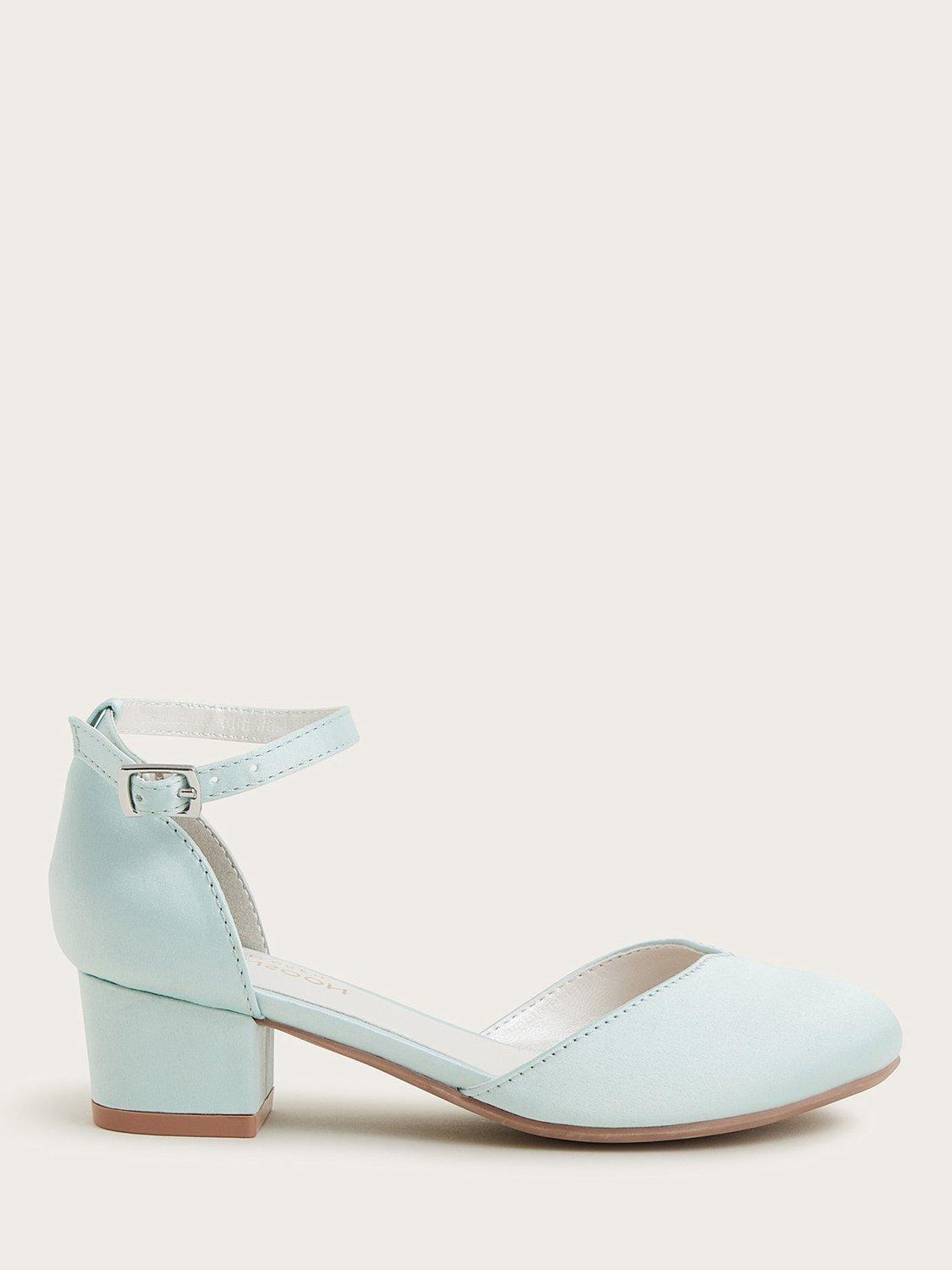 Monsoon Kids' Tulip Toe Heels, Sage