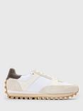 AllSaints Viggo Low Top Runner Trainers, Chalk White